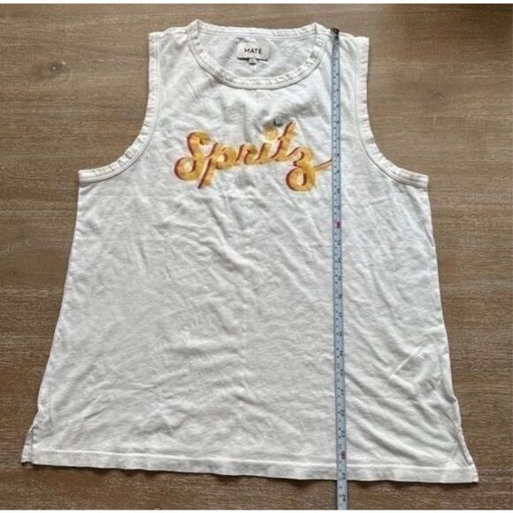 MATE the Label The Roxy Cropped Tee Somebody’s Darling in Bone Size M - Picture 5 of 6